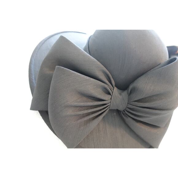 Bellissima Black Bow formal hat / millenary / main image 8